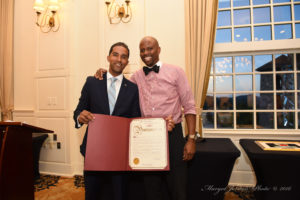 Pictured left to right: Richard Thomas, Mayor of Mt. Vernon, NY and Wendell Haskins, Director of Sports & Entertainment relations at the PGA of America