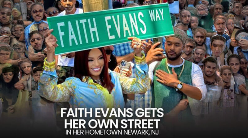 Newark Honors Faith Evans Legacy