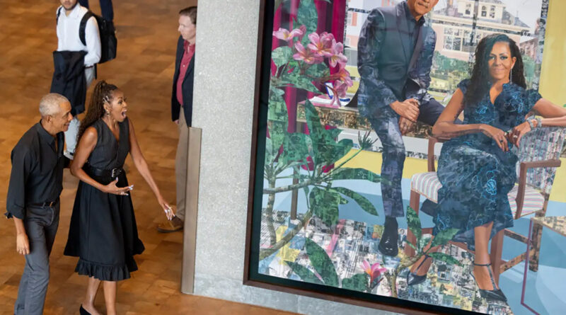 Obama Portrait Unveiled Obama Portrait Unveiled