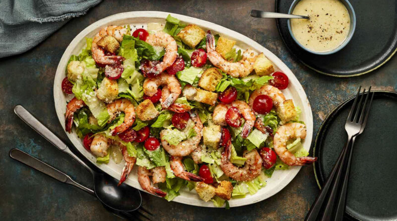 Fresh Shrimp Caesar Salad Delight Fresh Shrimp Caesar Salad Delight