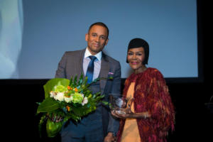 Hill Harper and Cicely Tyson Photo by Davide De Pas